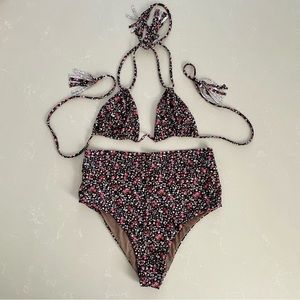 Acacia Swimwear Cannons Top & Solento Bottom in Rosemary